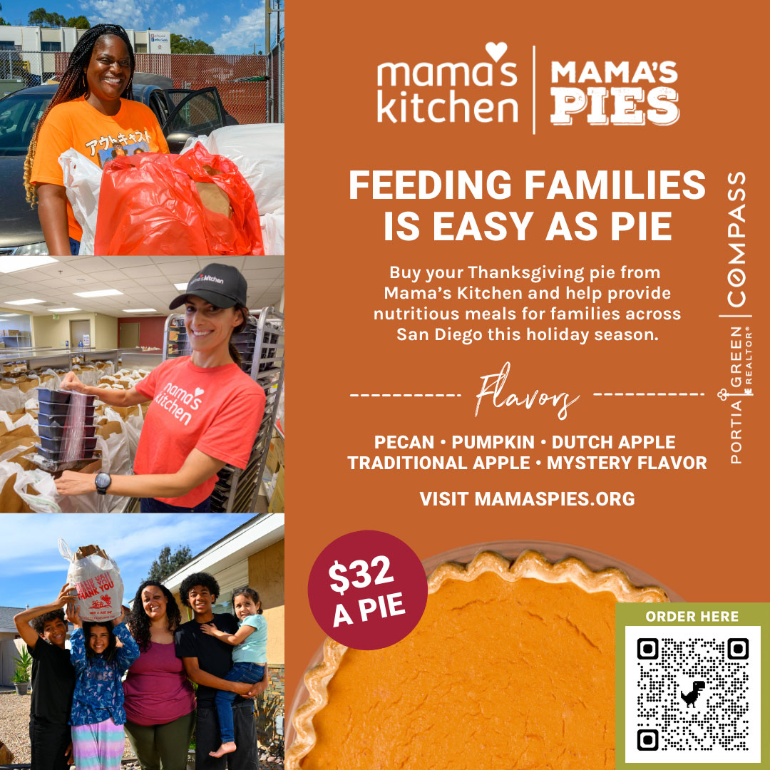 Mama's Kitchen Thanksgiving Pie Fundraiser Bake Sale 2024