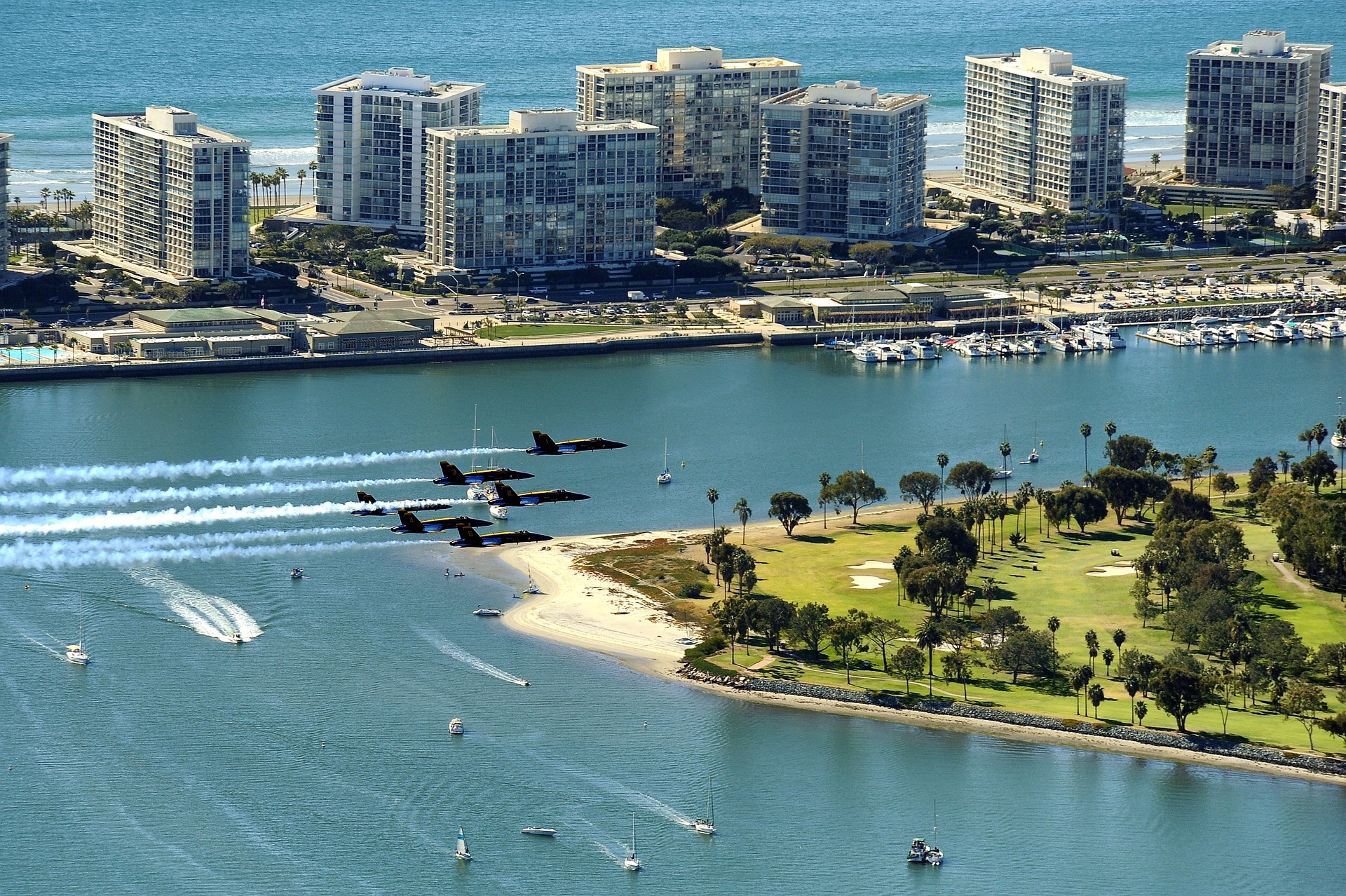 blue angels flyover independence day holiday airshow san diego july 2025